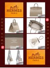 HERMES BIRKIN 40 (Pre-owned) - Gris tourterelle, Togo leather, Phw